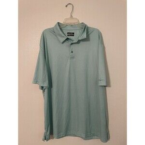 Ben Hogan Men's Polo Shirt XXL Stretch Performance Golf Polo Mint Green